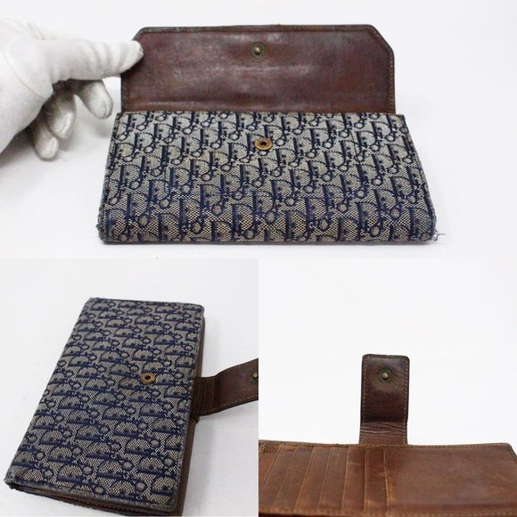 CHRISTIAN DIOR #36210 Monogram Canvas Saddle Wallet - Picture 3 of 6